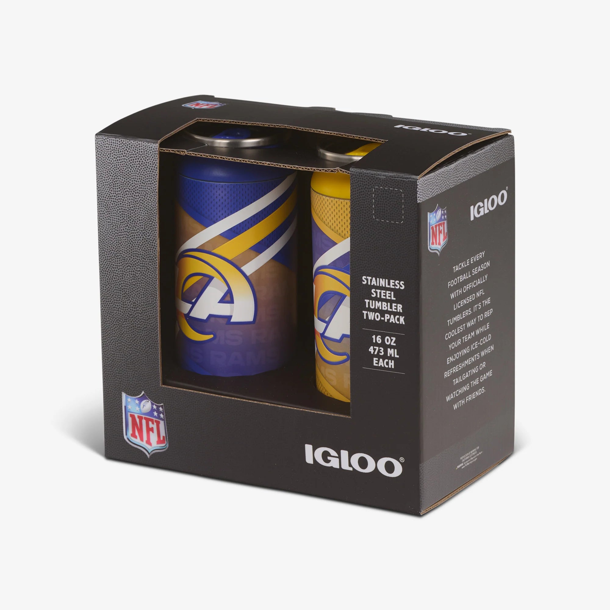 Igloo Coolers Los Angeles Rams Home & Away 16 Oz Can 2-Pack - Image 5